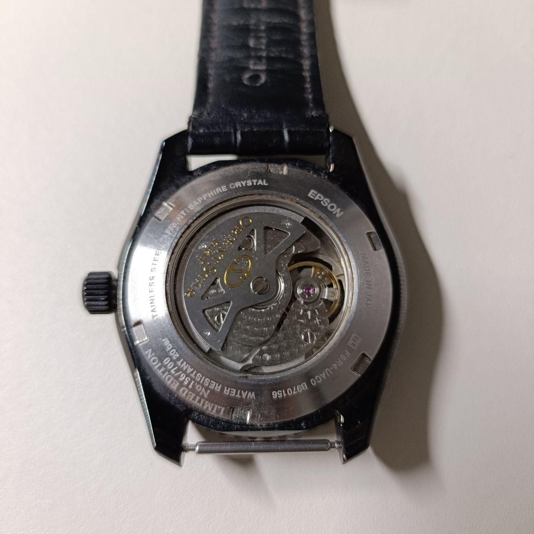 w*o様 ORIENT STAR 自動巻き ブラック腕時計