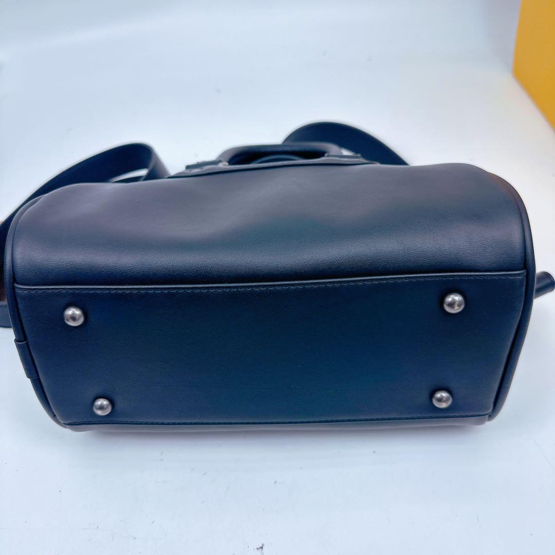 ディーゼル　MERI 2way ミニボストンバッグ　1DR ロゴエンボス　黒