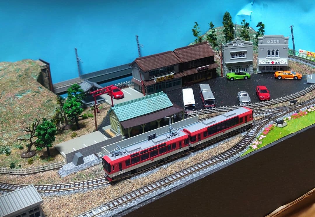 【動作品】鉄道模型ジオラマ完成品『Nゲージ』パワーバック付