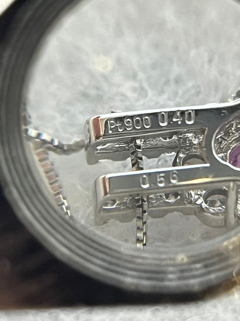 ピンクサファイア リング ネックレス ジュエリーセット 鑑定書付