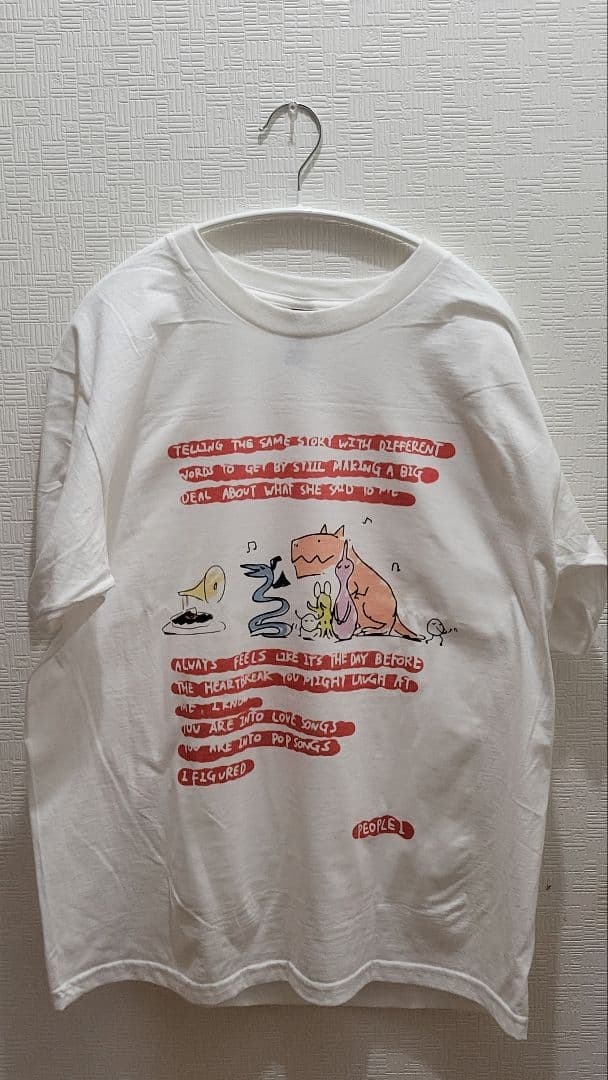 【激レア】 PEOPLE1 大衆音楽 T-SHIRT WHITE Tシャツ 白