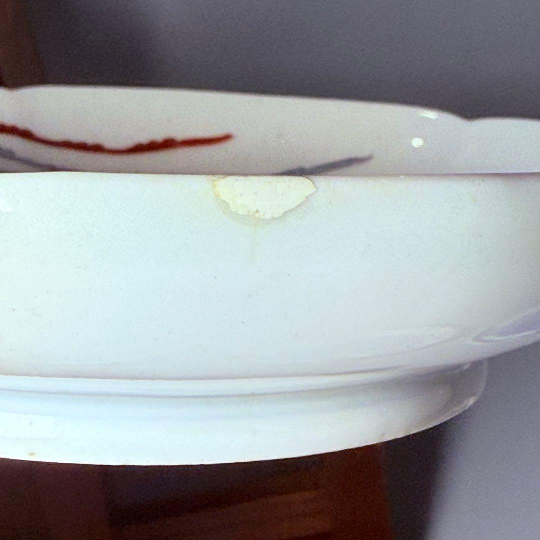 十二代　柿右衛門　陽刻鳳凰文銘々皿　5枚　共箱　渦福　大珍品　骨董　古美術