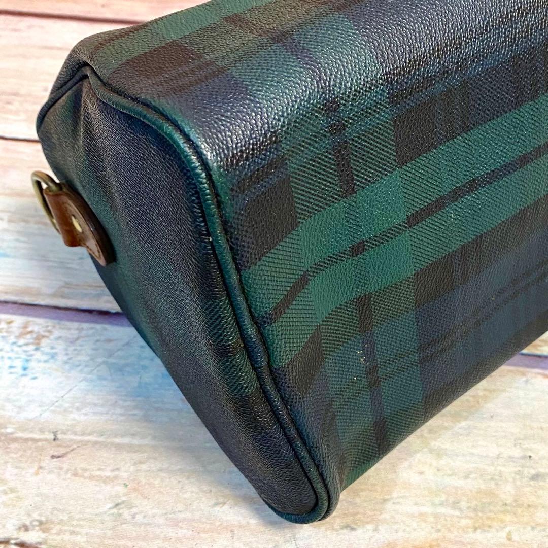 ポロラルフローレン　ハンドバッグ　ミニボストンバッグ　手提げ　チェック柄