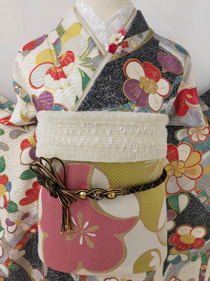 ゆさま【WA-Modern】★★　振袖7点フルセット+お直し代★★