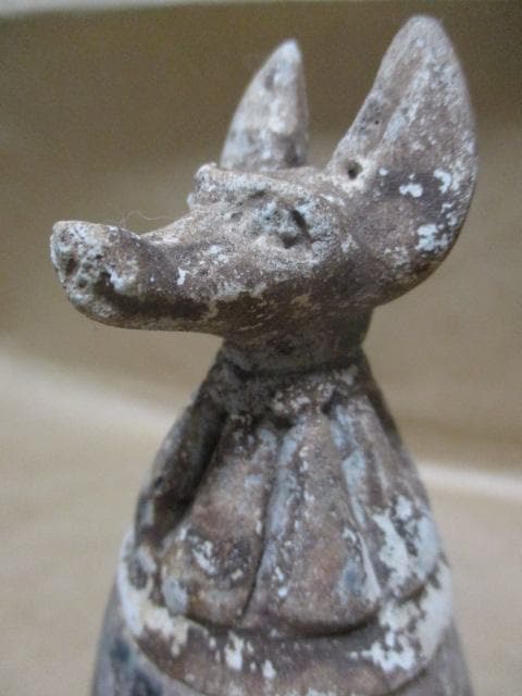 古代エジプト　ミイラ　カポノス壺　箱付き　超貴重　Q91-2