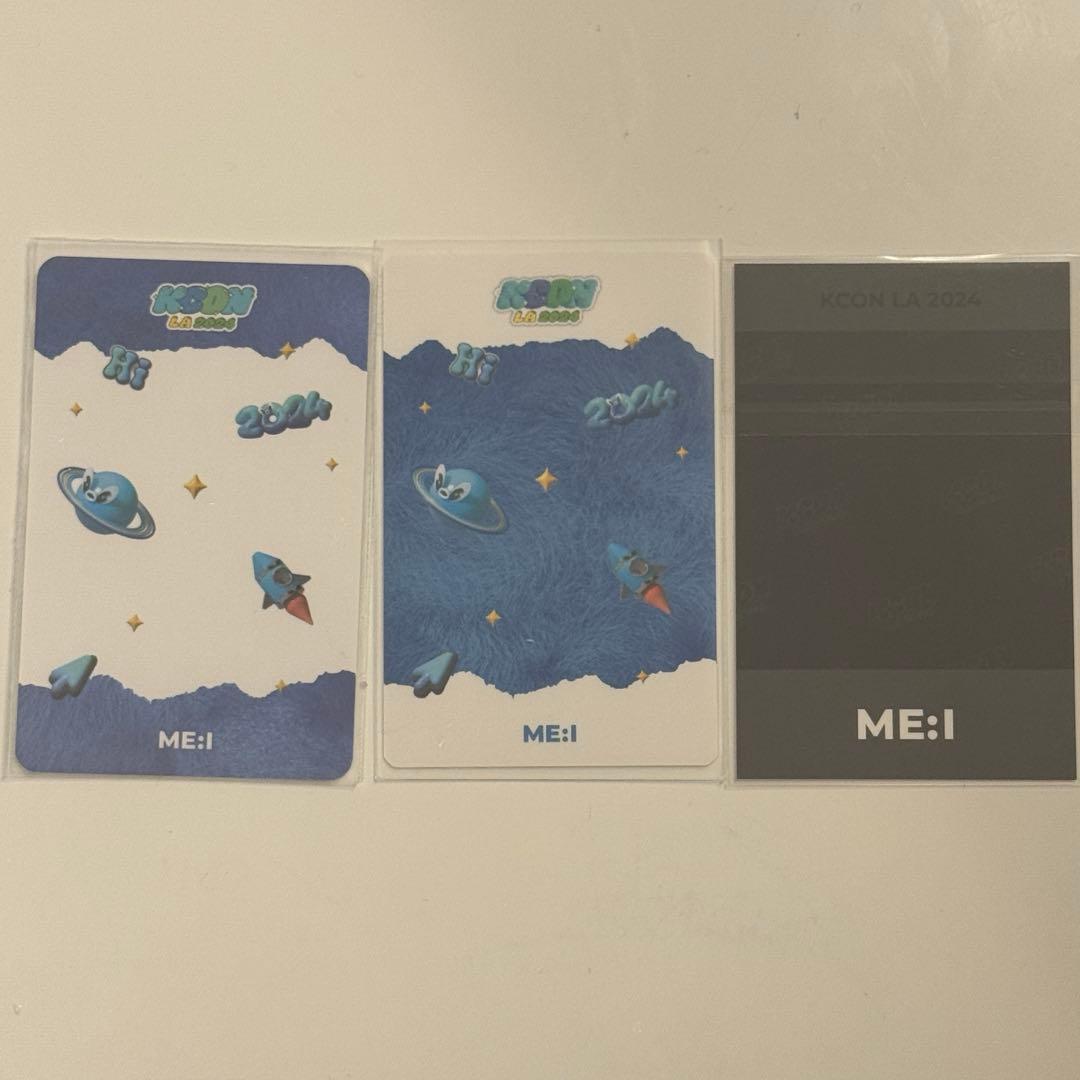 佐々木心菜　2024 kcon LA オフライン、オンライントレカ　ポラロイド