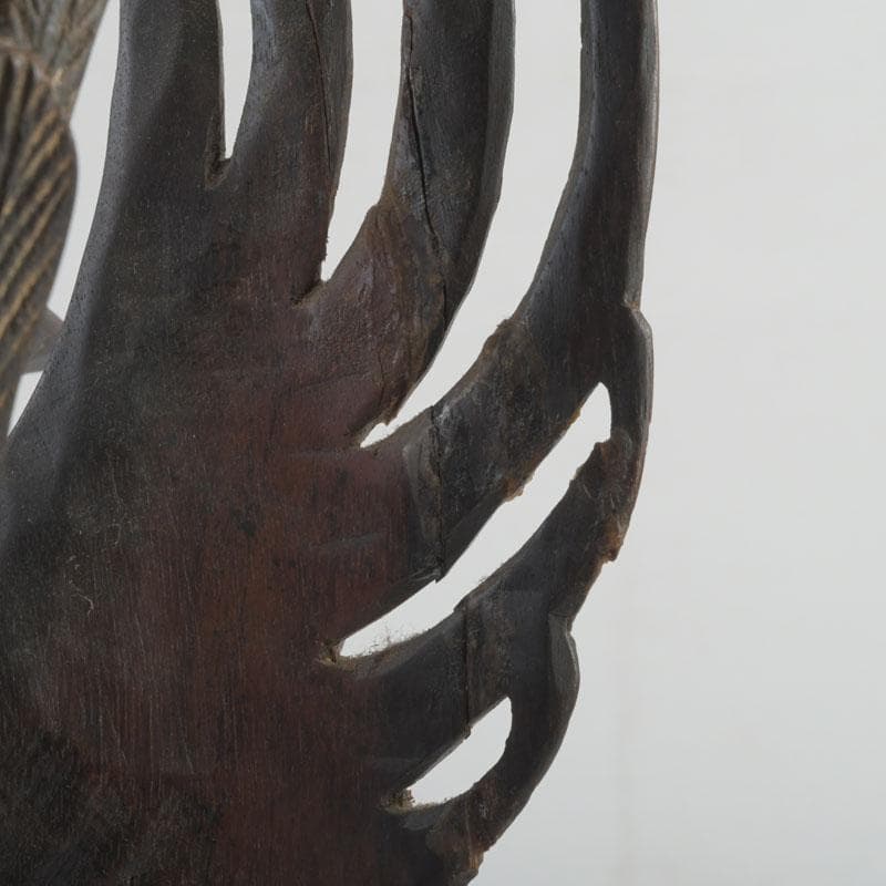 バリ島　インドネシア　木彫　ガルーダ像　置物　V　9380