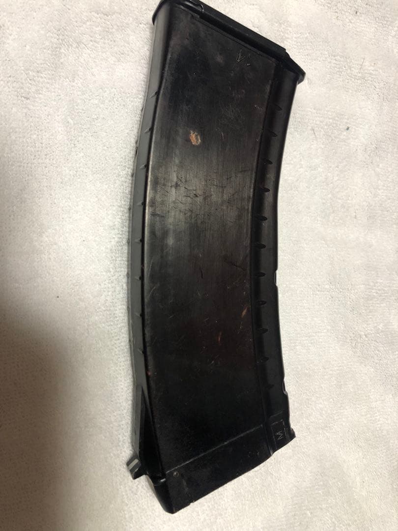 AK 実物 マガジン 電動ガン用 プラム　AK74 マルイ　LCT