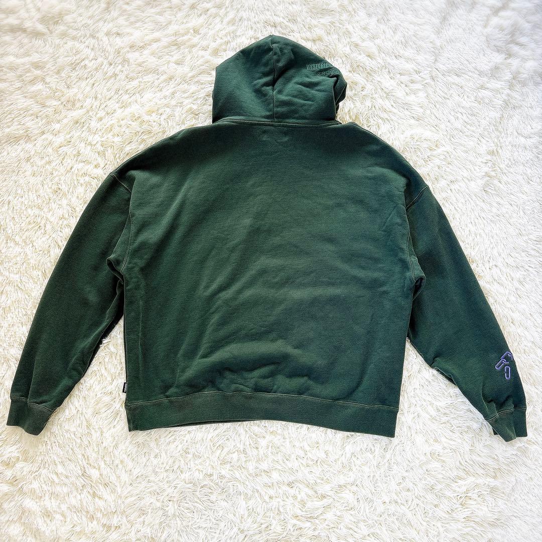 ヒステリックグラマー　ゲンザイ　パーカー　フーディー　メンズ　XL 美品　防寒