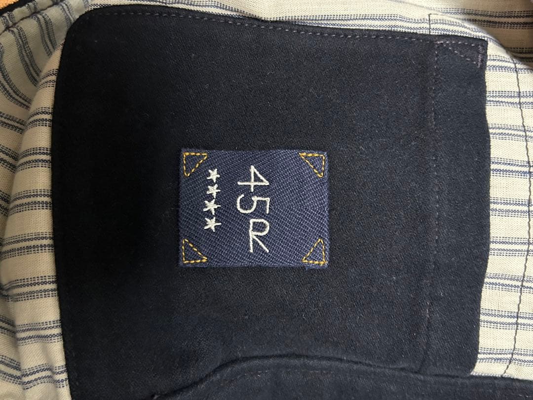 ノ*リ様 45R コットンフランネルの908スタンドベスト