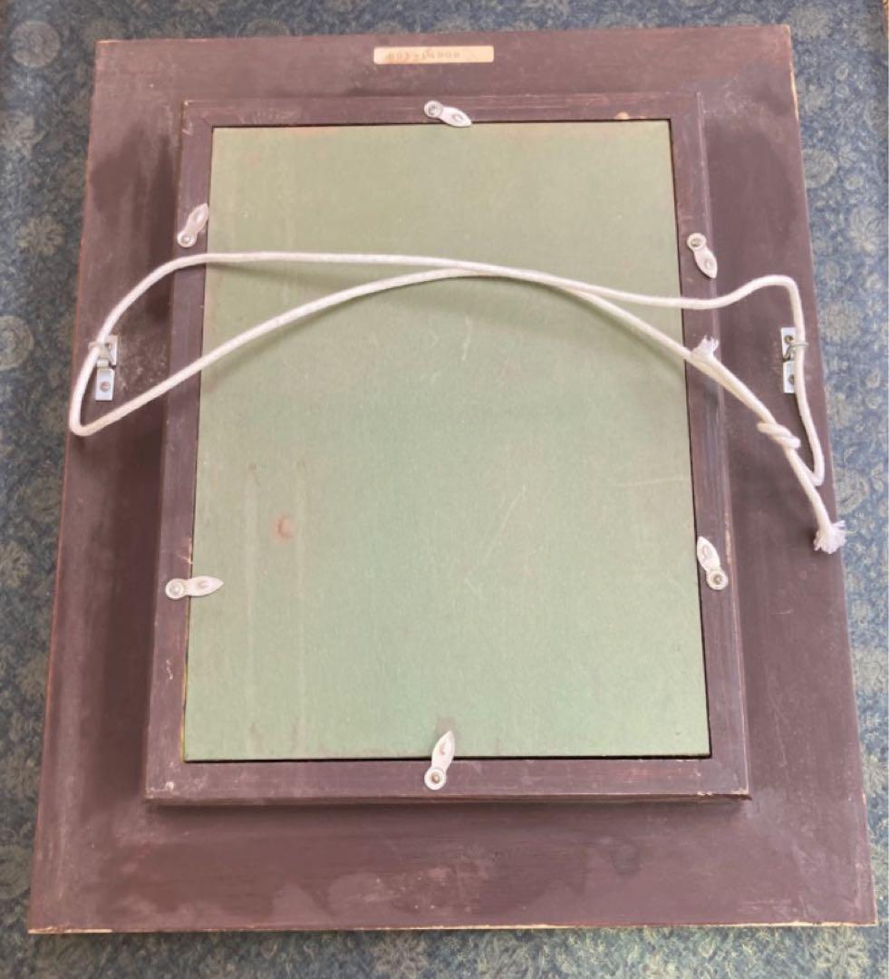 峯城伯雅　少女の肖像画　SMサイズ　油彩画 油絵