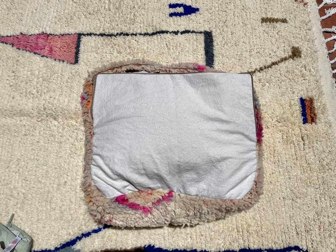 モロッコ　プフ　pouf アジラル　オットマン クッション　ラグ　141