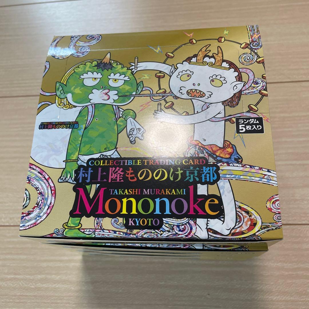 新品未開封TRADINGCARD 村上隆 もののけ京都 4BOX シュリンク無し