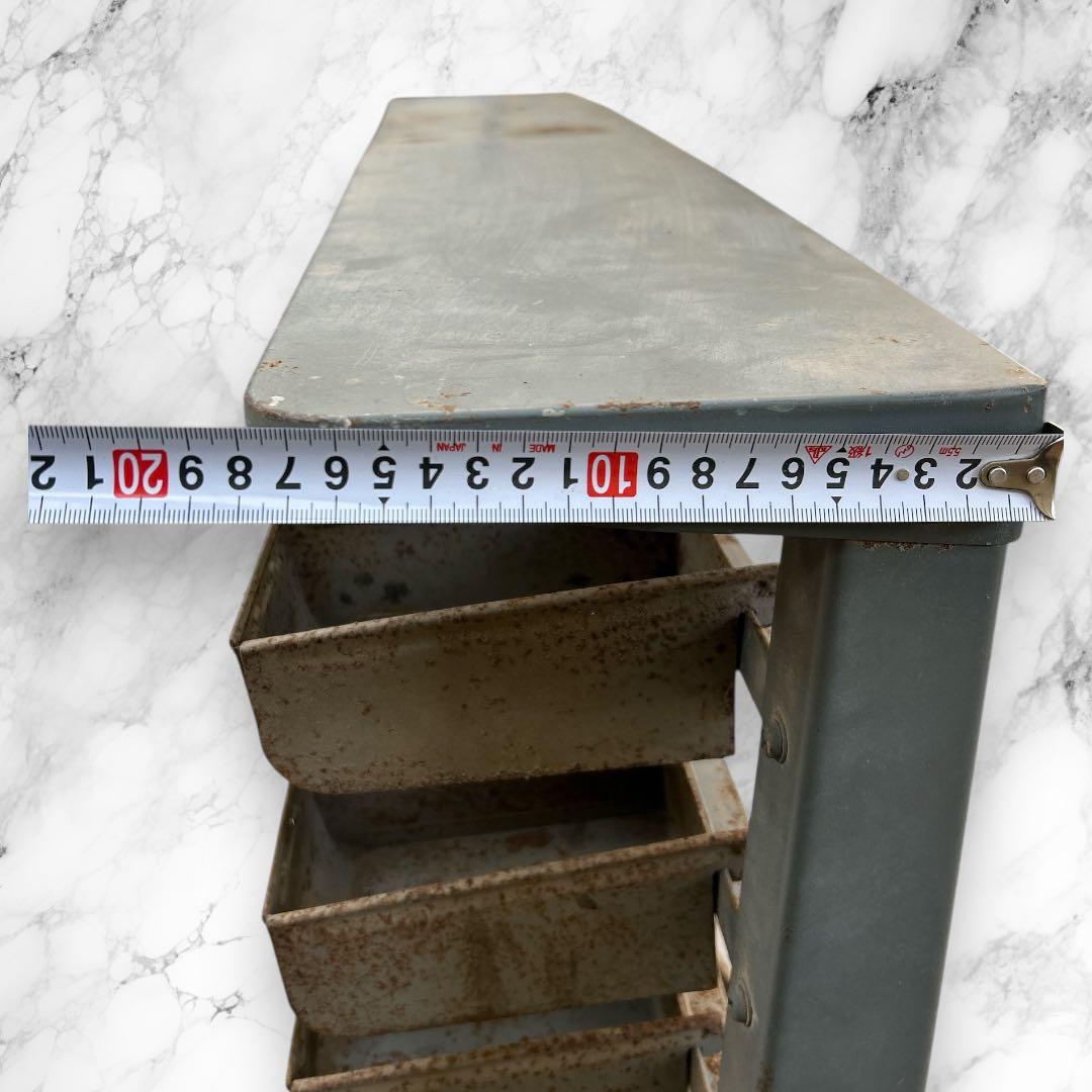 アンティーク ヴィンテージ パーツキャビネット 鉄製 インテリア 現状引渡し