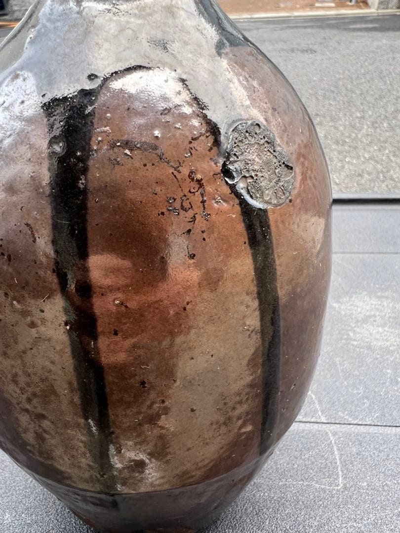 古丹波 酒器 徳利 陶器 壺 花瓶 花器 民藝 古道具 古物 骨董 JAPAN