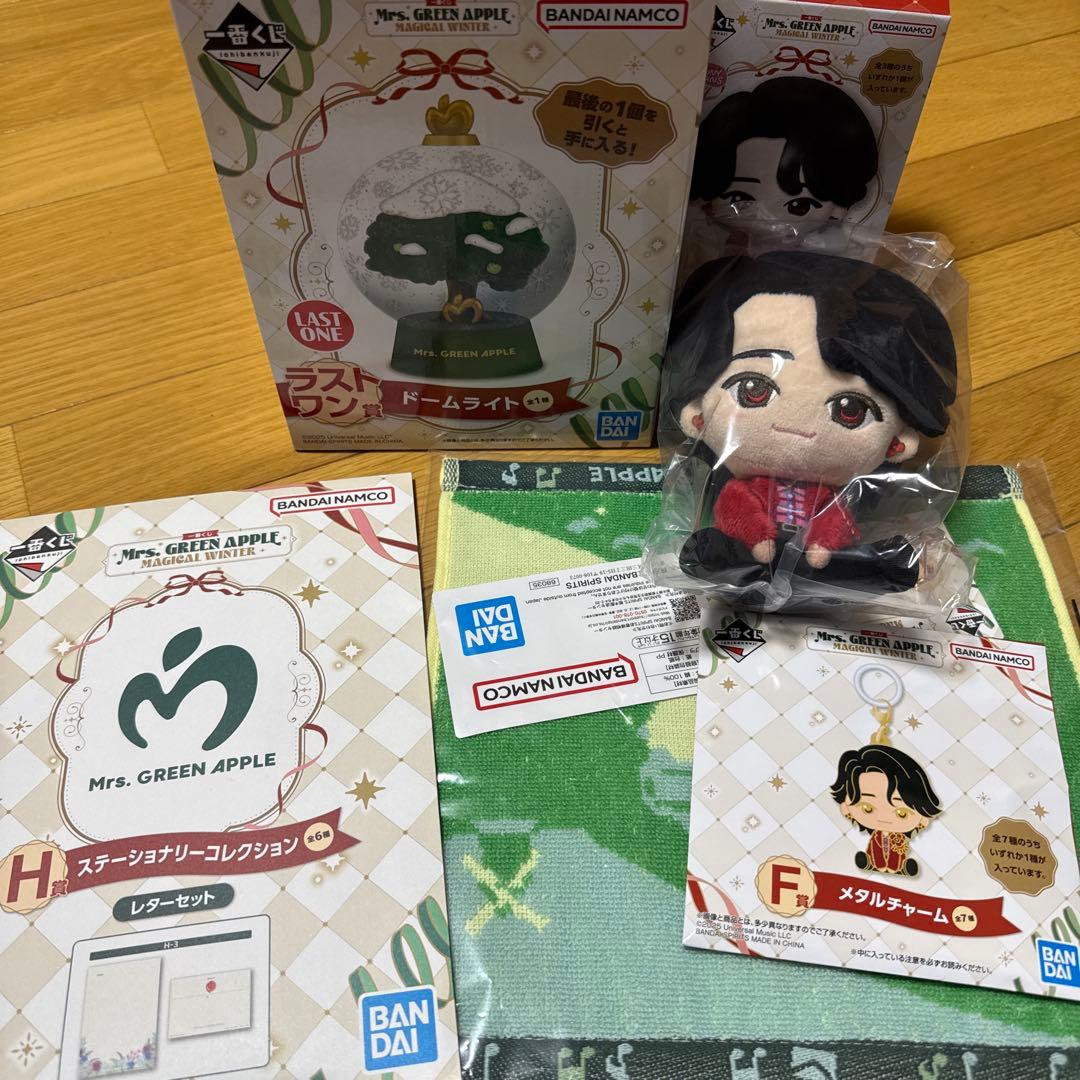 Mrs. GREEN APPLE ぬいぐるみマスコット&ドームライトセット