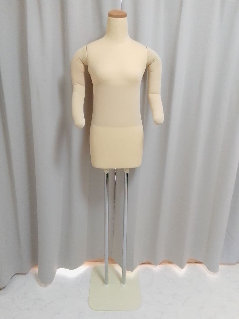 エコボディ 和装トルソー 腕付き 高さ無段階調整可 着物 着付け 練習 上半身