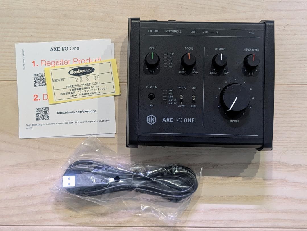 IK Multimedia AXE I/O ONE オーディオインターフェース