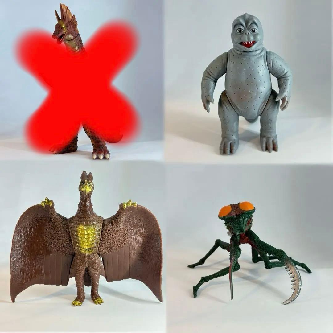 ゴジラ 怪獣セット ミニラ ラドン カマキラス バンダイ ソフビ