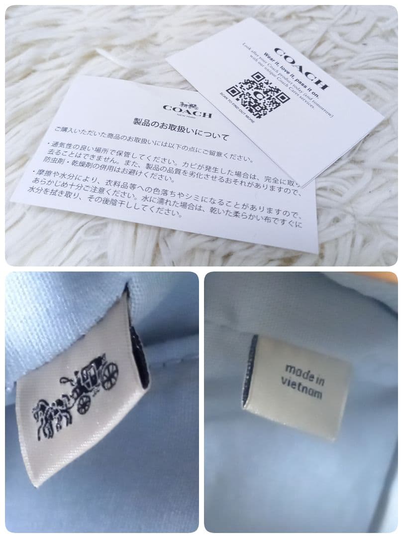 ●美品●　COACH　CJ832　ルビー　サッチェル18　デニム　2wayバッグ