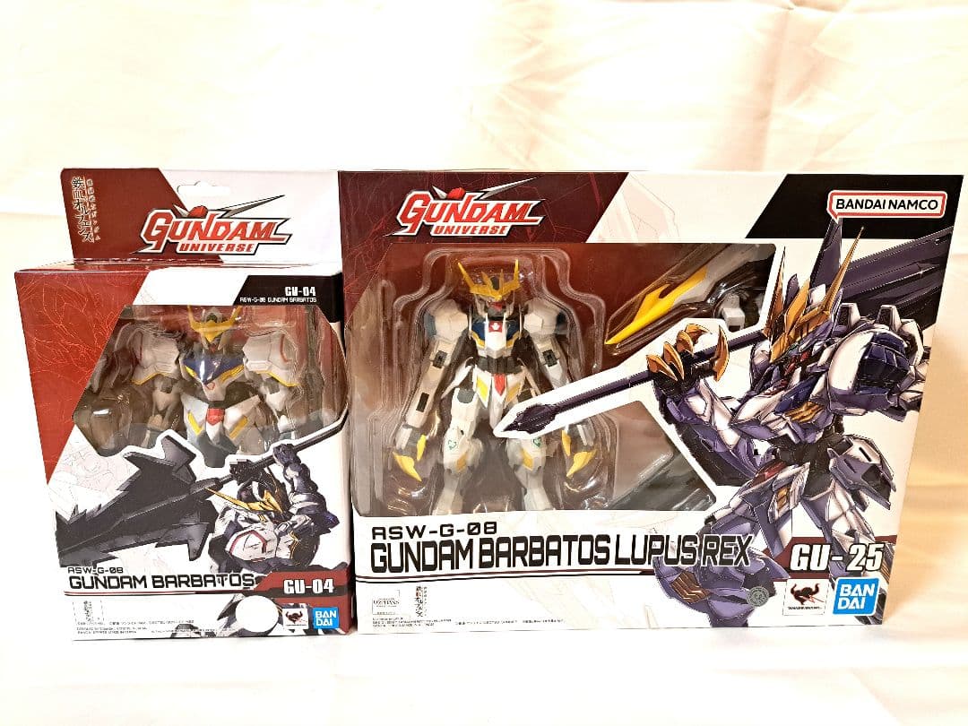 GUNDAM UNIVERSE ガンダムバルバトス&バルバトスルプスレクス 2個