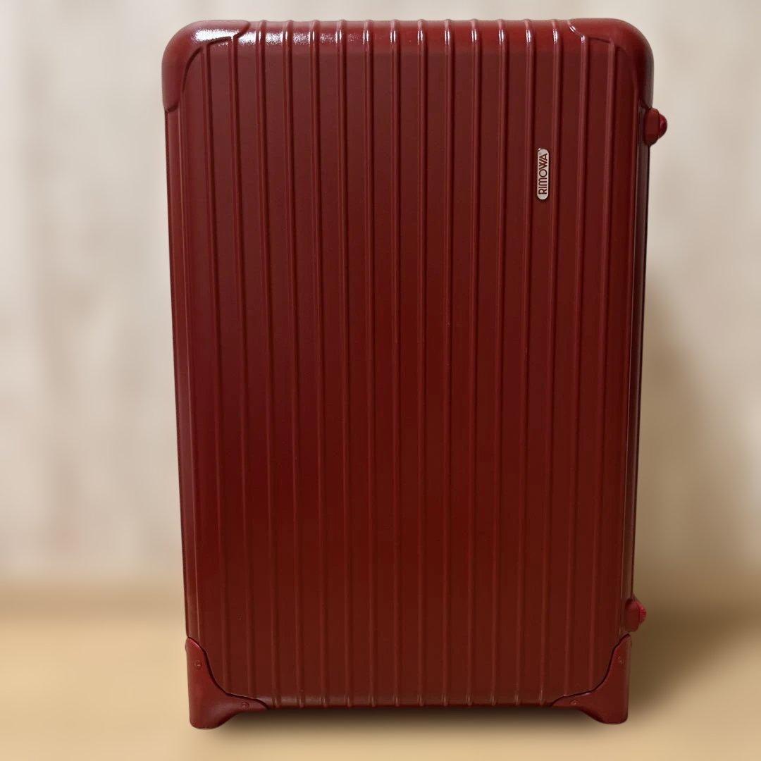 【美品】RIMOWA SALSA リモワ サルサ63L 2輪 TSAロック付 赤