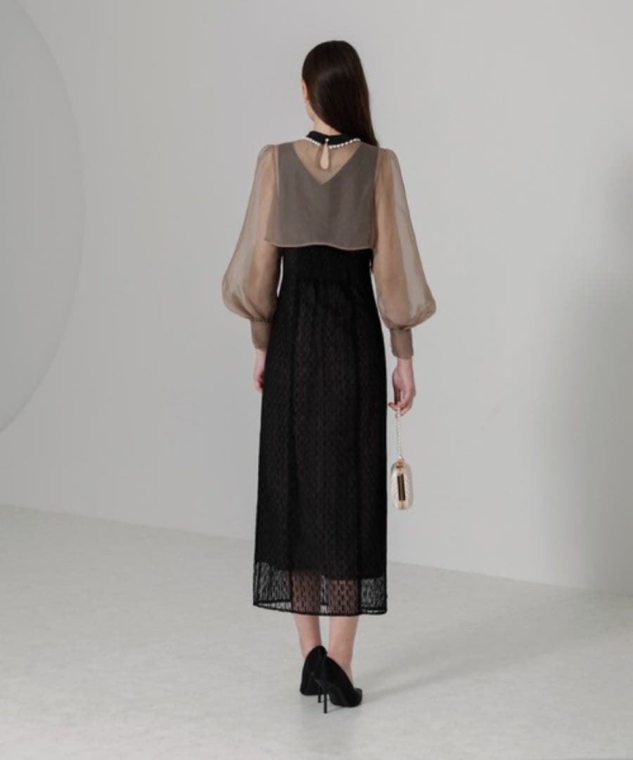 ドレス 「LEJA」レースワンピースドレス 結婚式 パーティードレス 成人式