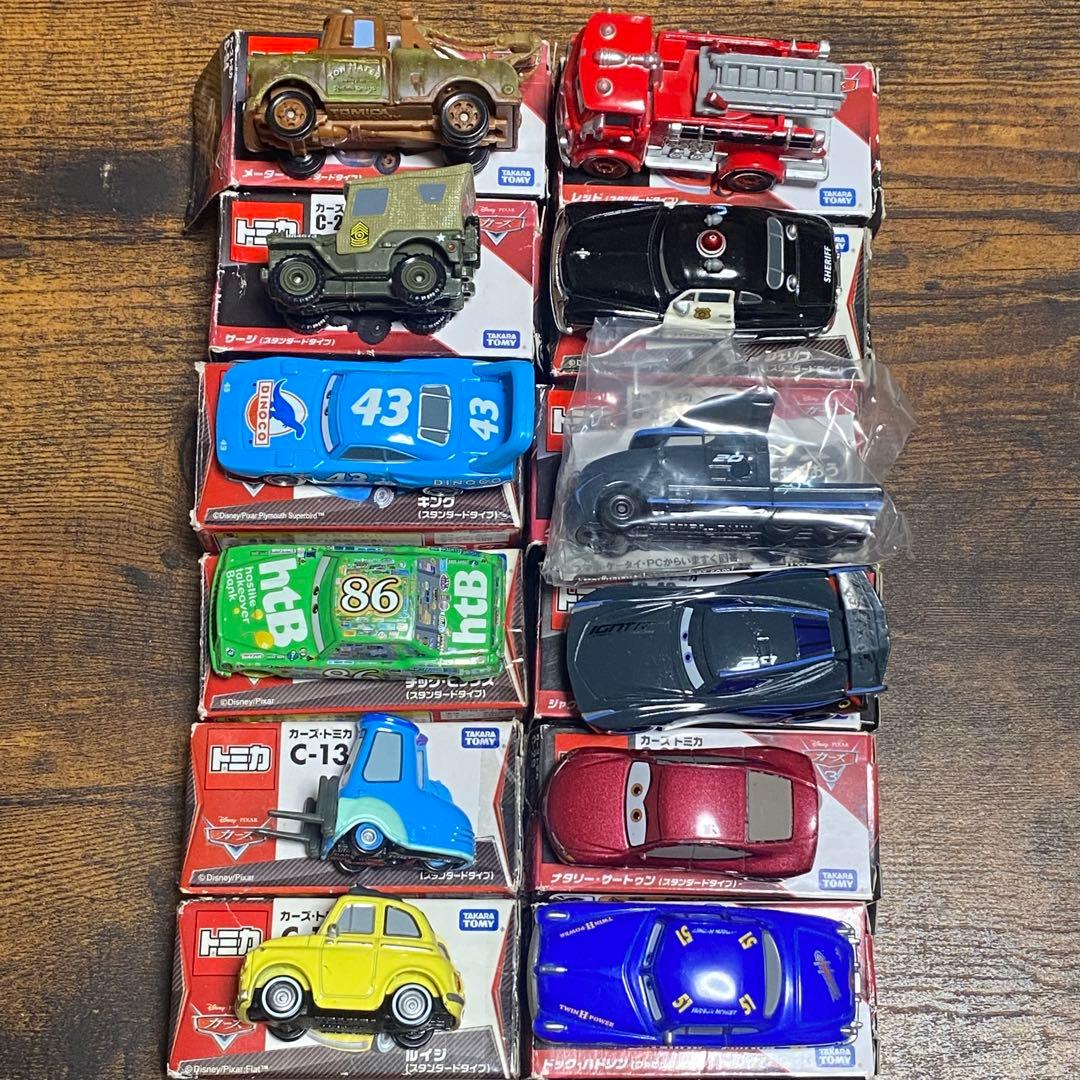 カーズトミカ 箱付き 新品未使用品 12台セット メーター ハドソン シェリフ等