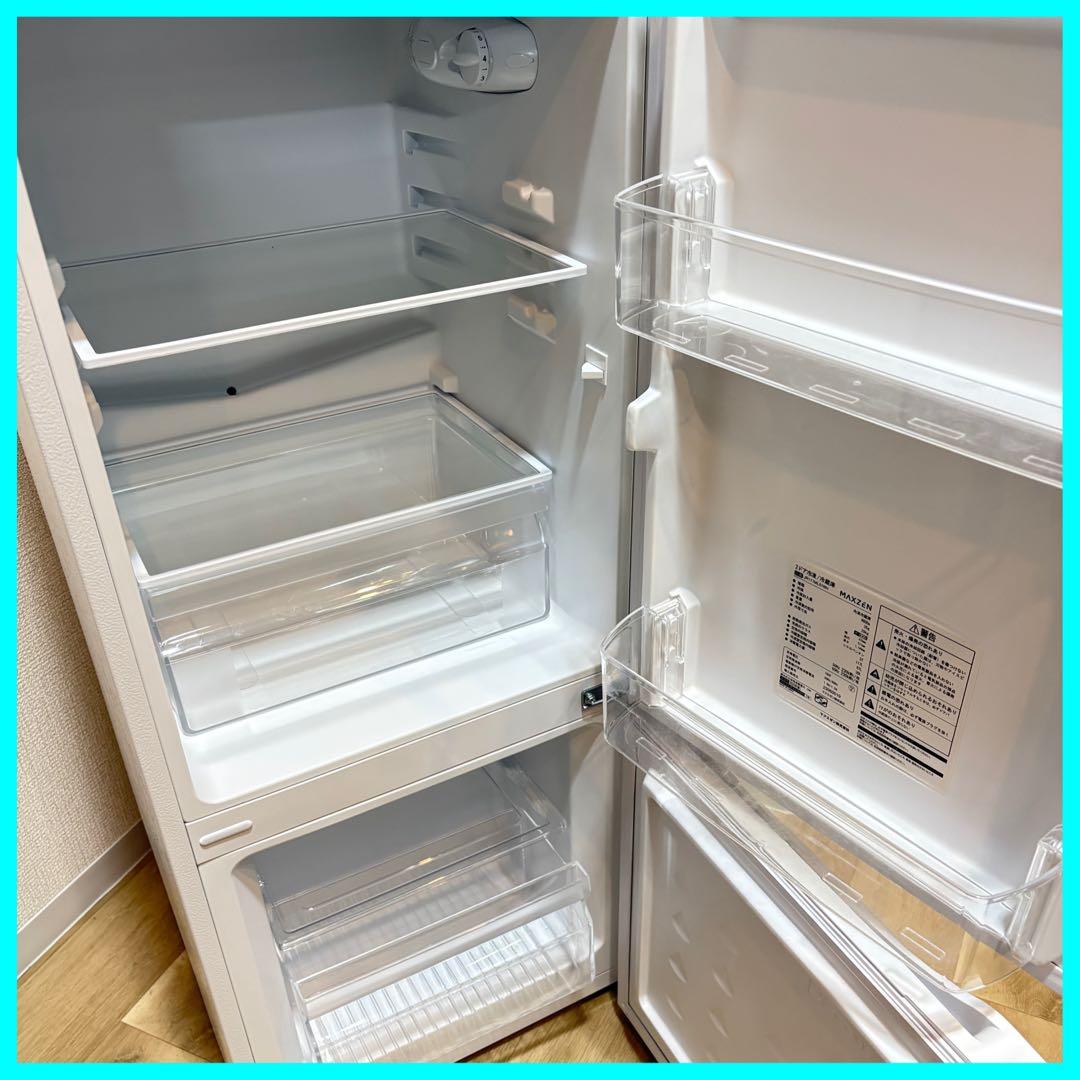 I*U様 大阪市送料無料‼️冷蔵庫 2023年製 MAXZEN 117L クリー