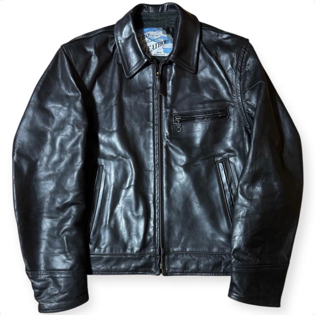 AERO LEATHER ホースハイド ハイウェイマン レザージャケット 36