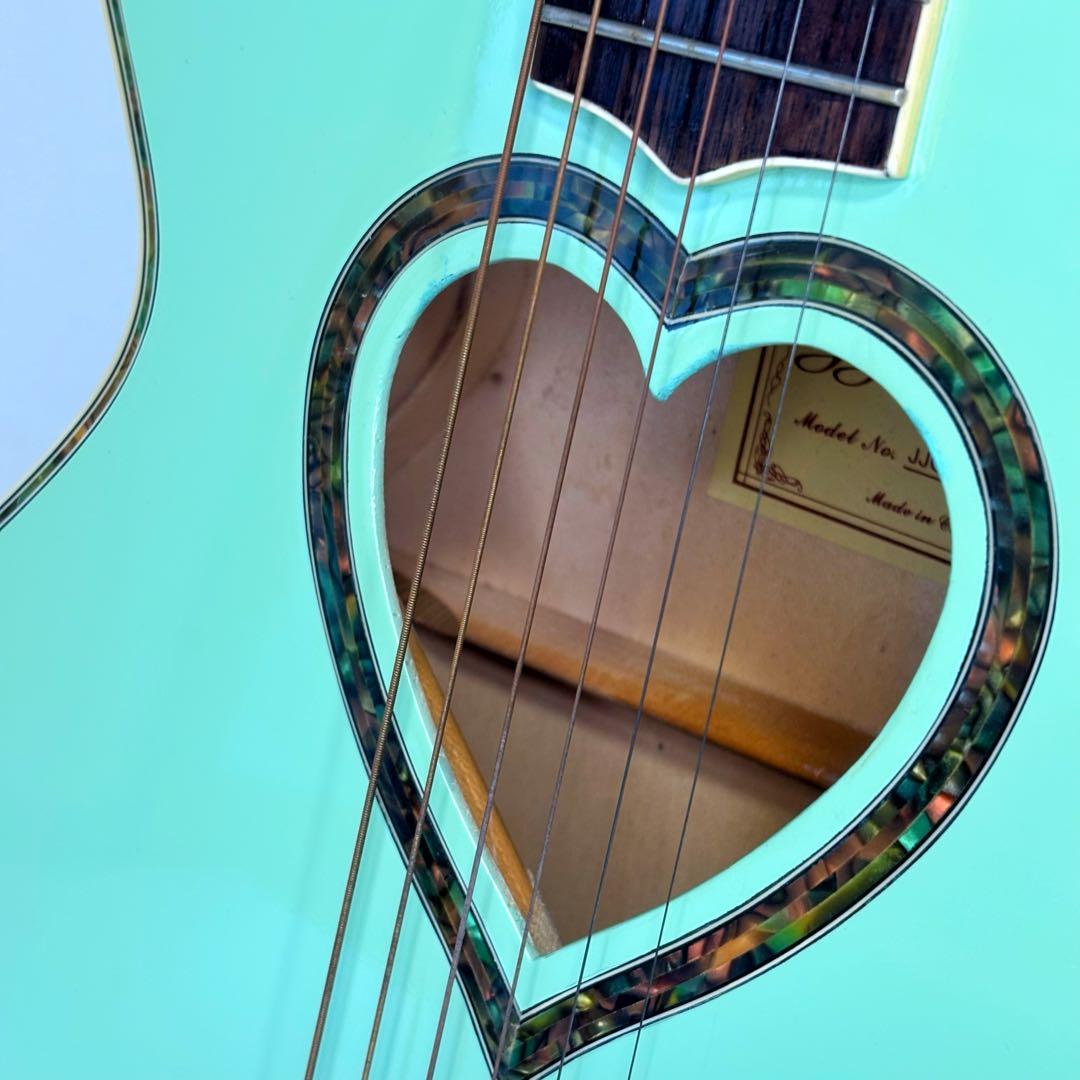 ☆美品☆JJ Heart アコースティックギター　JJC-HRTKIT/PGN