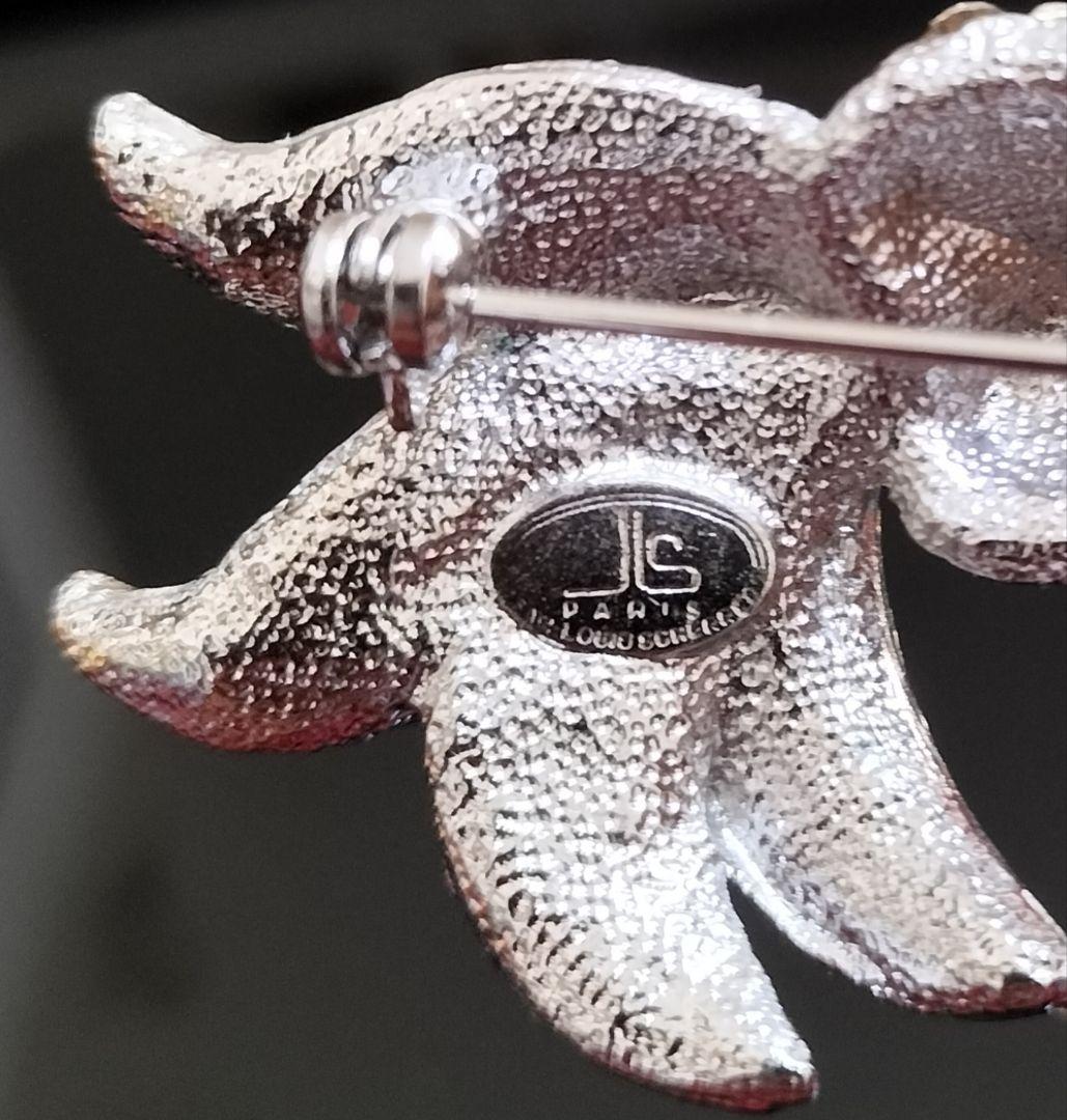 超美品✨《JS PARIS》✨ヴィンテージ ジュエリー レトロ リボン♡ブローチ