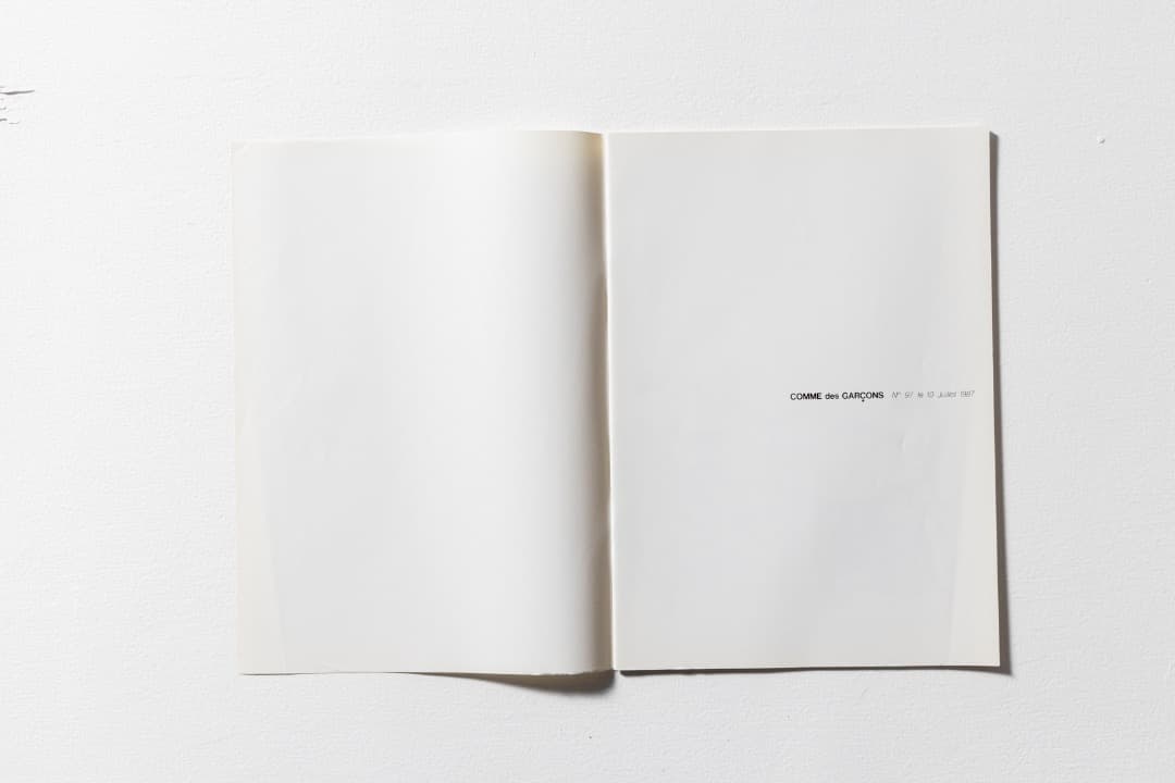 Comme des Garçons N。97 le 10 Juillet1987