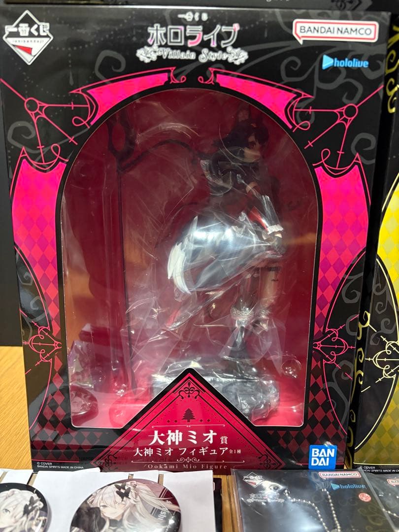 一番くじ ホロライブ 獅白ぽたん大神ミオ 角巻わため フィギュア 下位賞セット