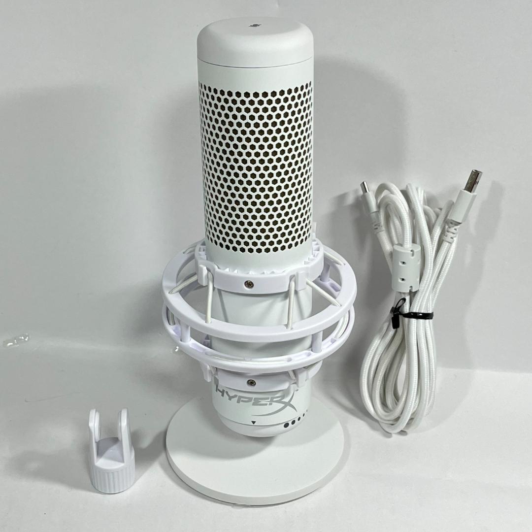 HyperX QuadCast S ホワイト USBコンデンサーゲーミングマイク