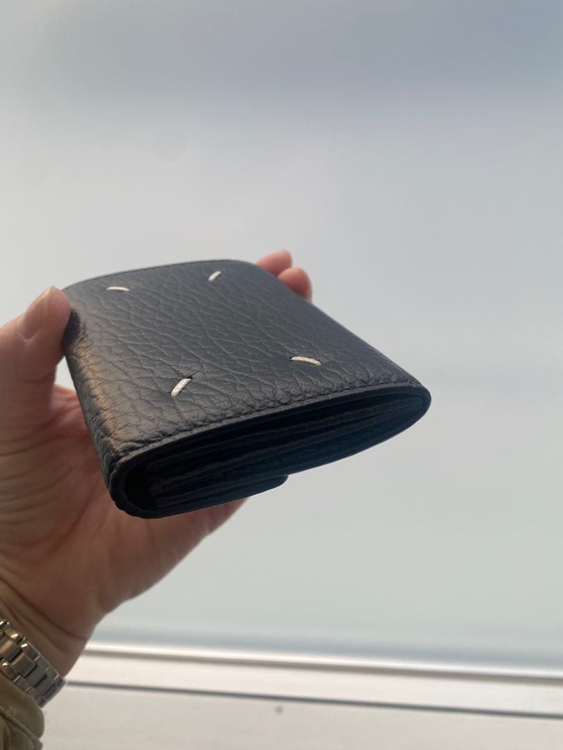 Maison Margiela ブラック 三つ折り カードケース　ケース