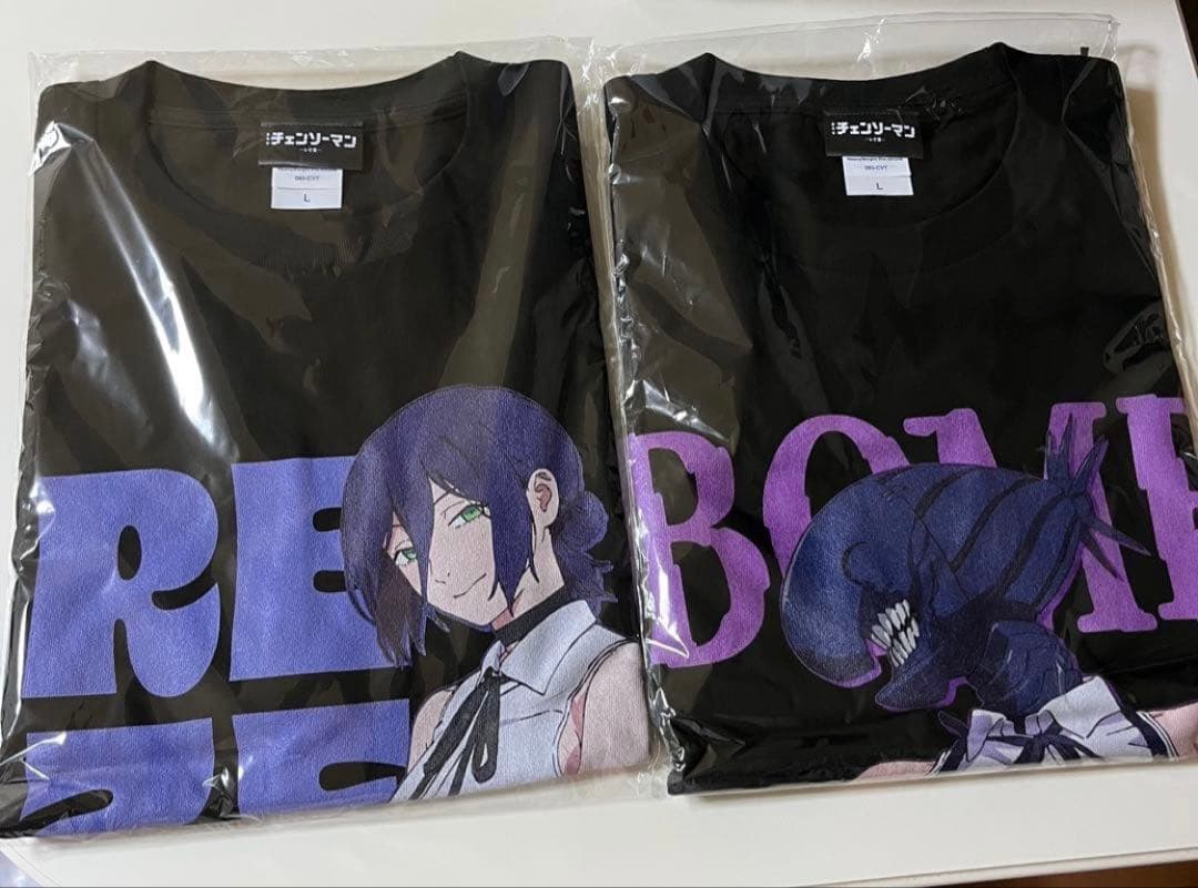 チェンソーマン 劇場版 レゼ篇 ボム　レゼ Tシャツ Lサイズ 渋谷　2点セット