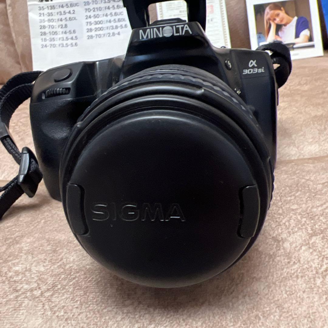 未使用に近いアンティーク光学カメラミノルタα−303si1995年3月24日