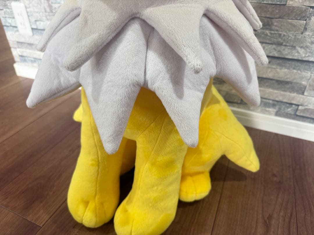 サンダース　等身大　ぬいぐるみ　ポケモンセンター