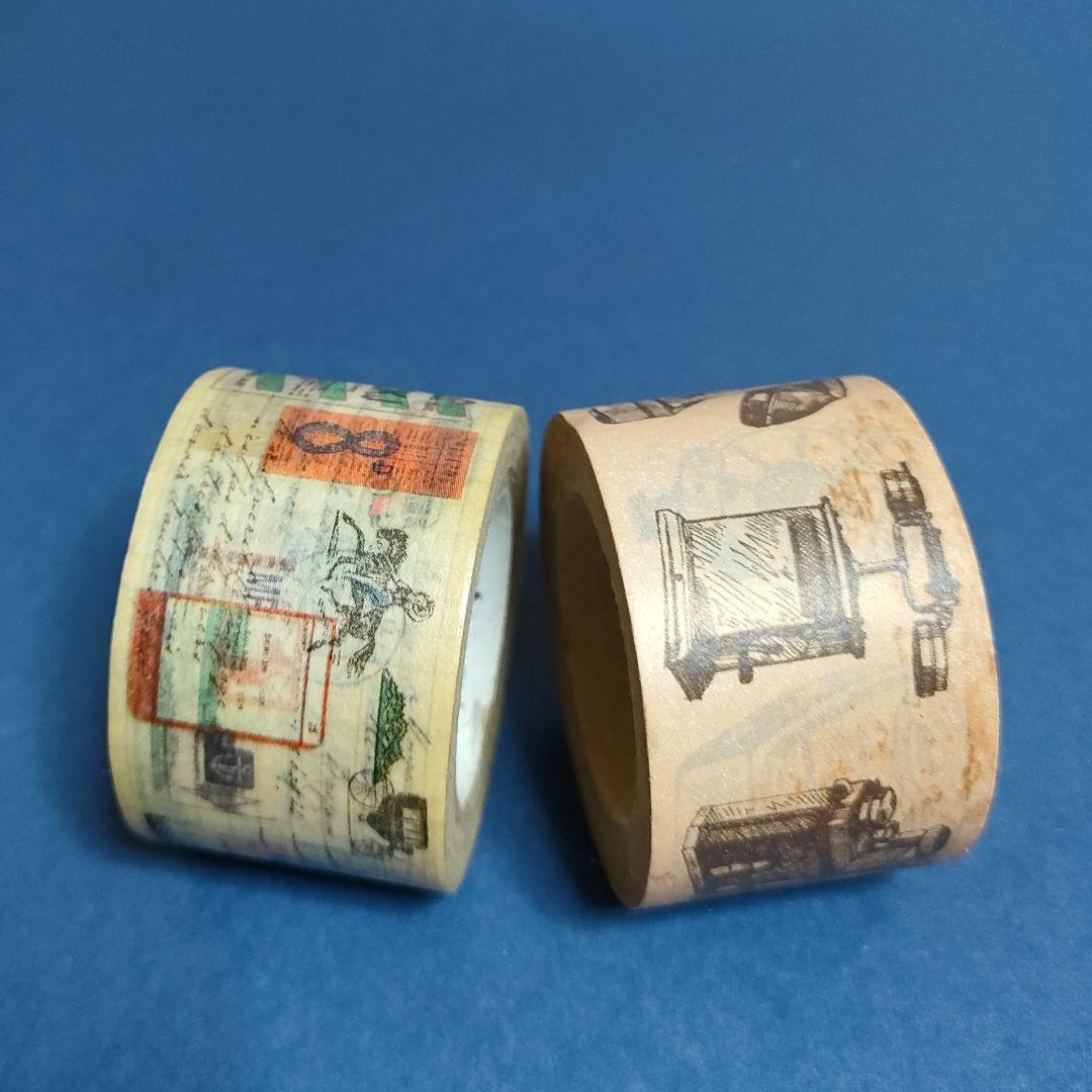 幅広 廃盤 コラージュ 猫 ネコ ねこ マスキングテープ マステ