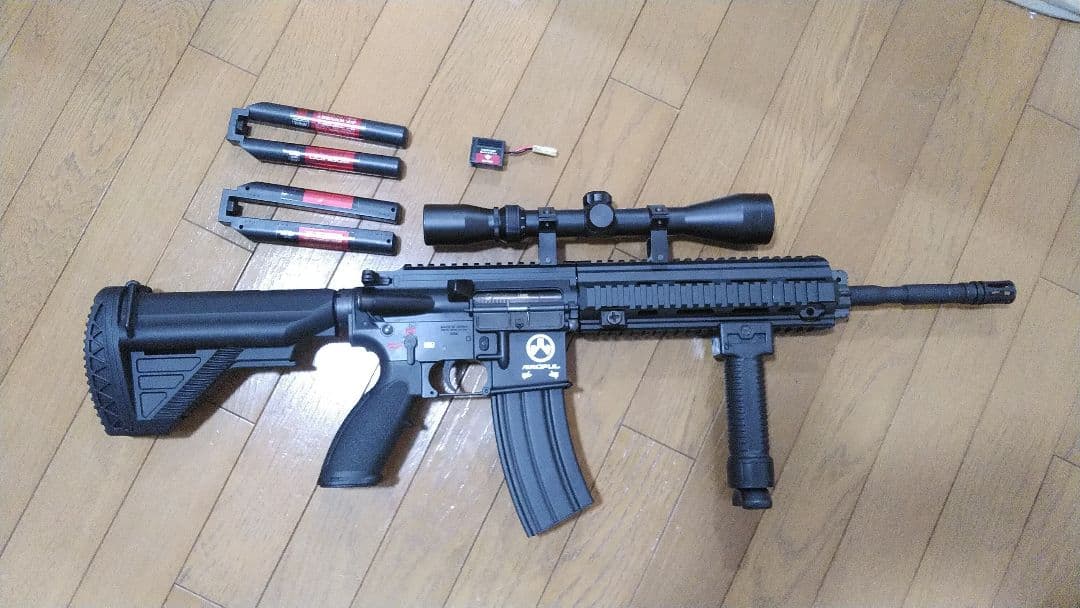 スバル 東京マルイ hk416D 次世代電動ガン スコープ、バッテリー付き