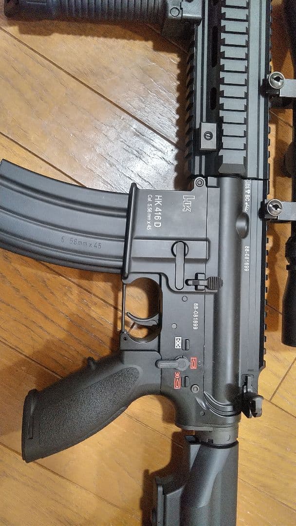 スバル 東京マルイ hk416D 次世代電動ガン スコープ、バッテリー付き