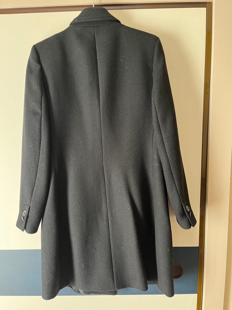 ZARA ブラック チェスターコート XL