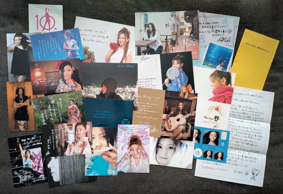 倉木麻衣 ファンクラブ限定 グリーティングカード等 各種 23点セット