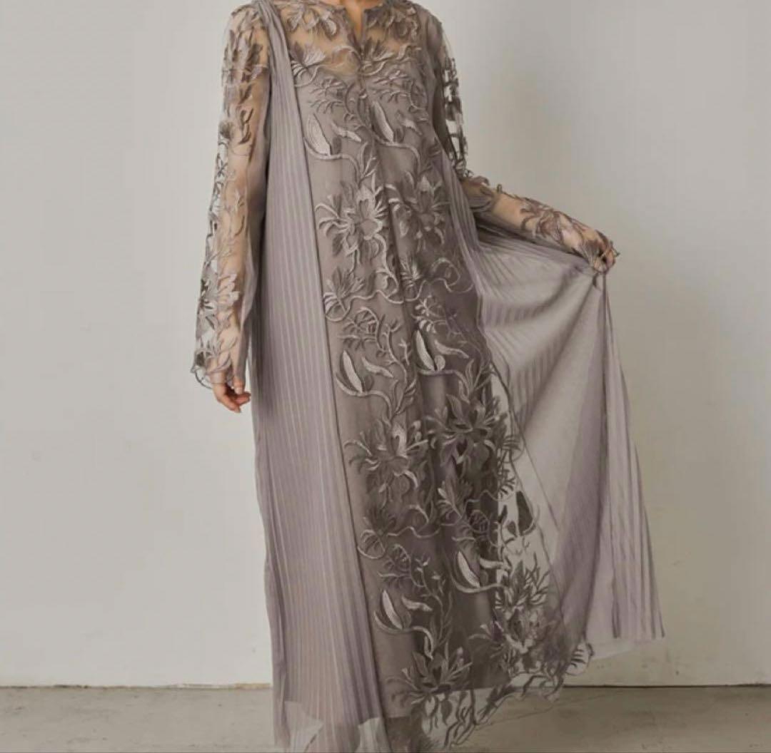 【niana】エスニックサイドプリーツドレス◎マタニティにも