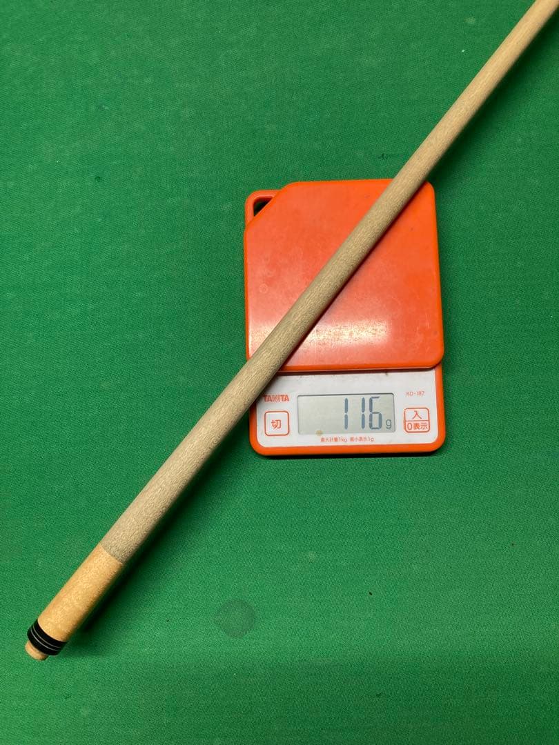 ビリヤード　ランブロスカスタムキュー シャフト3本付き