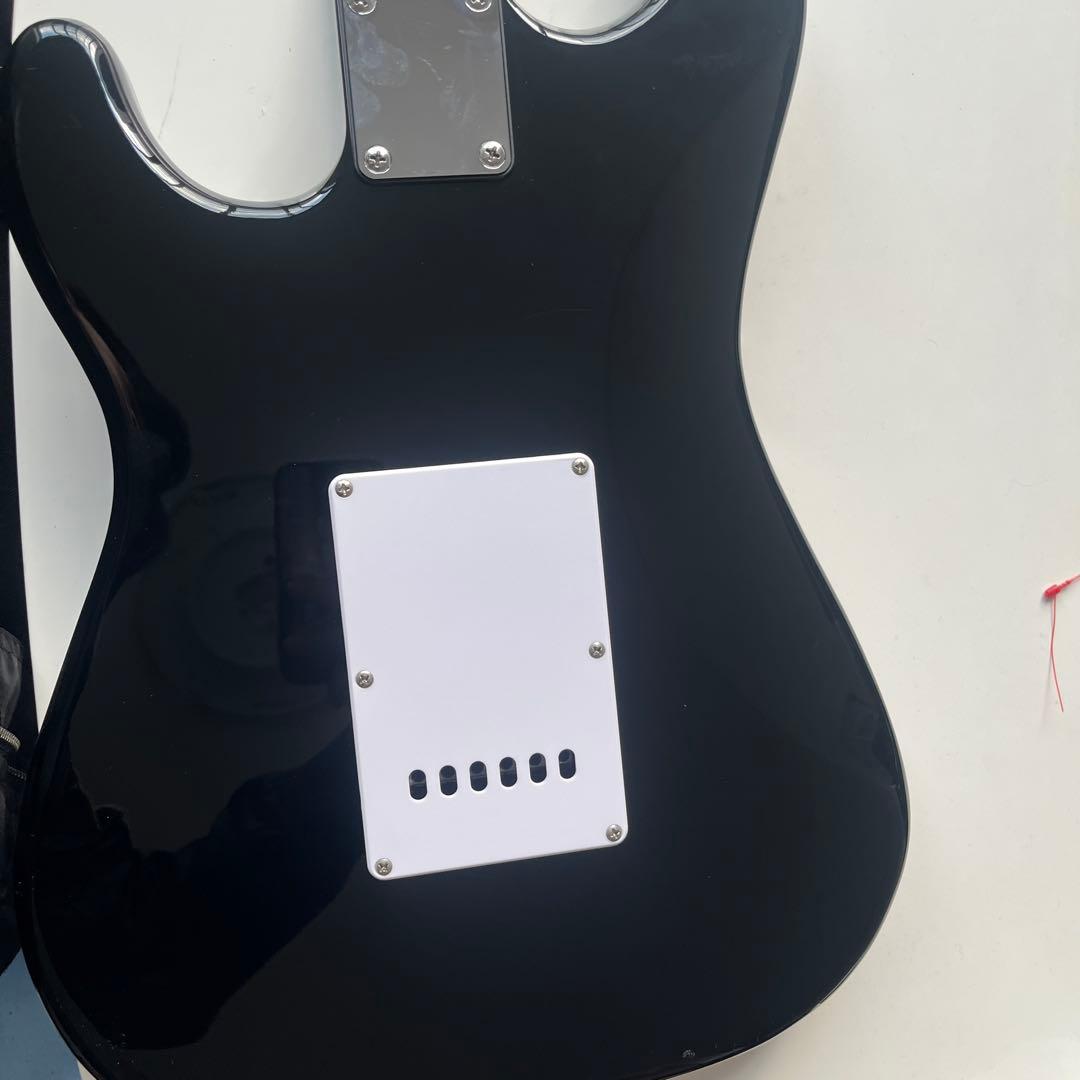 SELDER ブラック エレキギター ストラトタイプ
