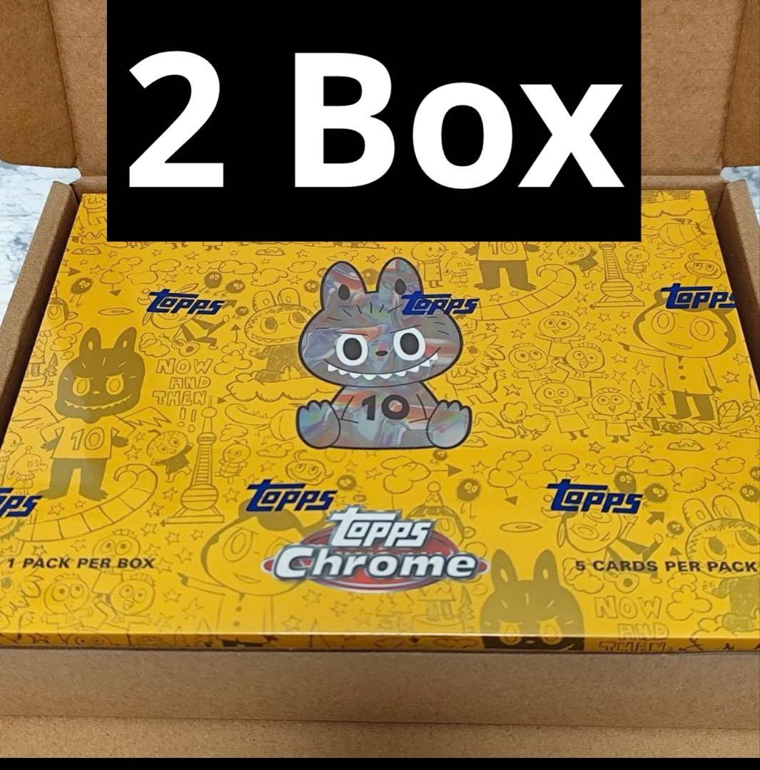 Topps Chrome 10周年記念ボックス ラブブ 2BOX popmart