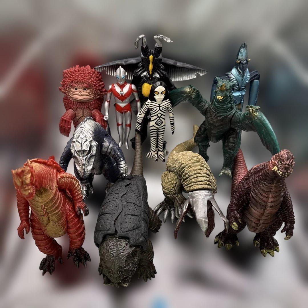 ウルトラマンパワード・シリーズ 怪獣・宇宙人フィギュア 11体セット