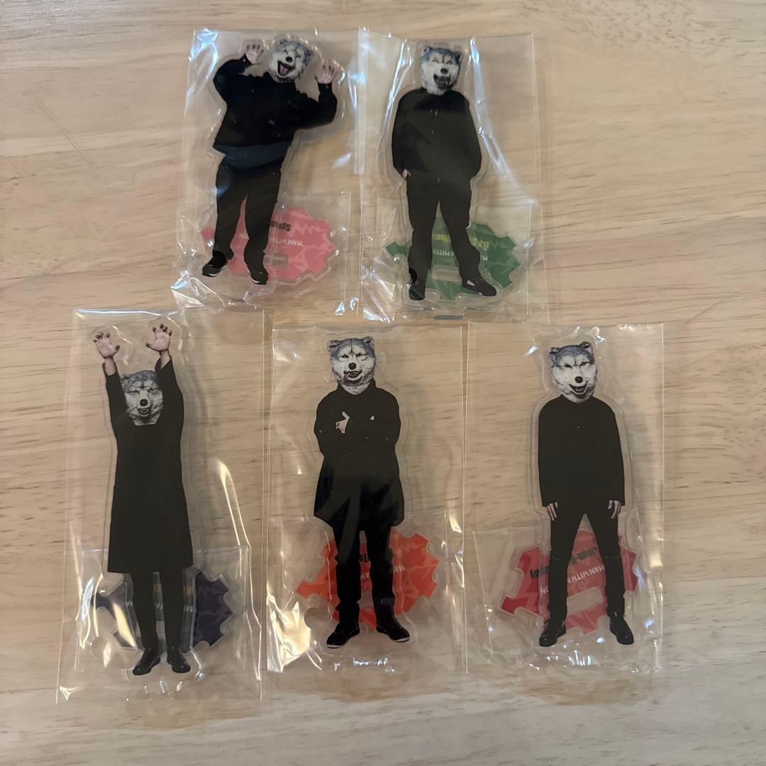 未開封　マンウィズ　アクスタ　メンバー5種類